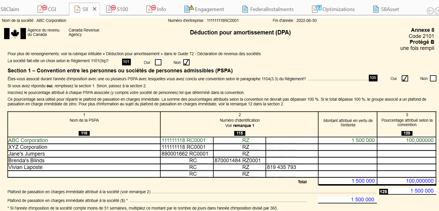 Capture d'écran : nouvelle T2SCH8 partie 1