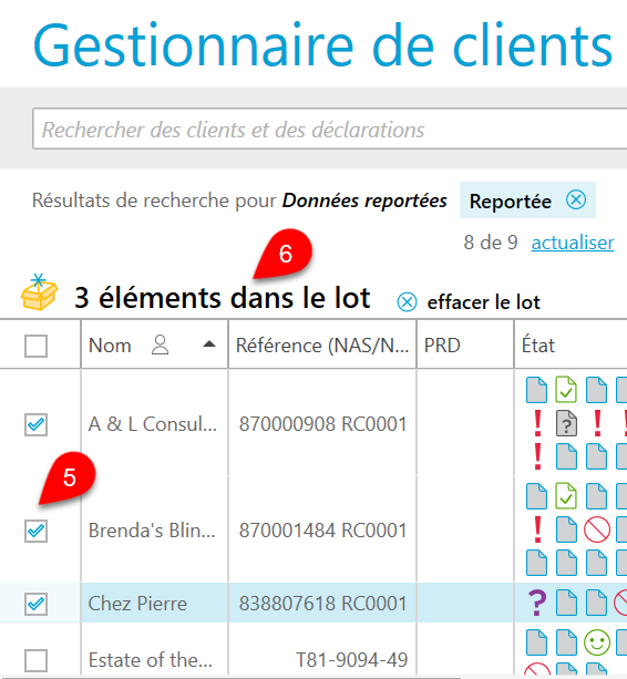 Gestionnaire de clients partie 2