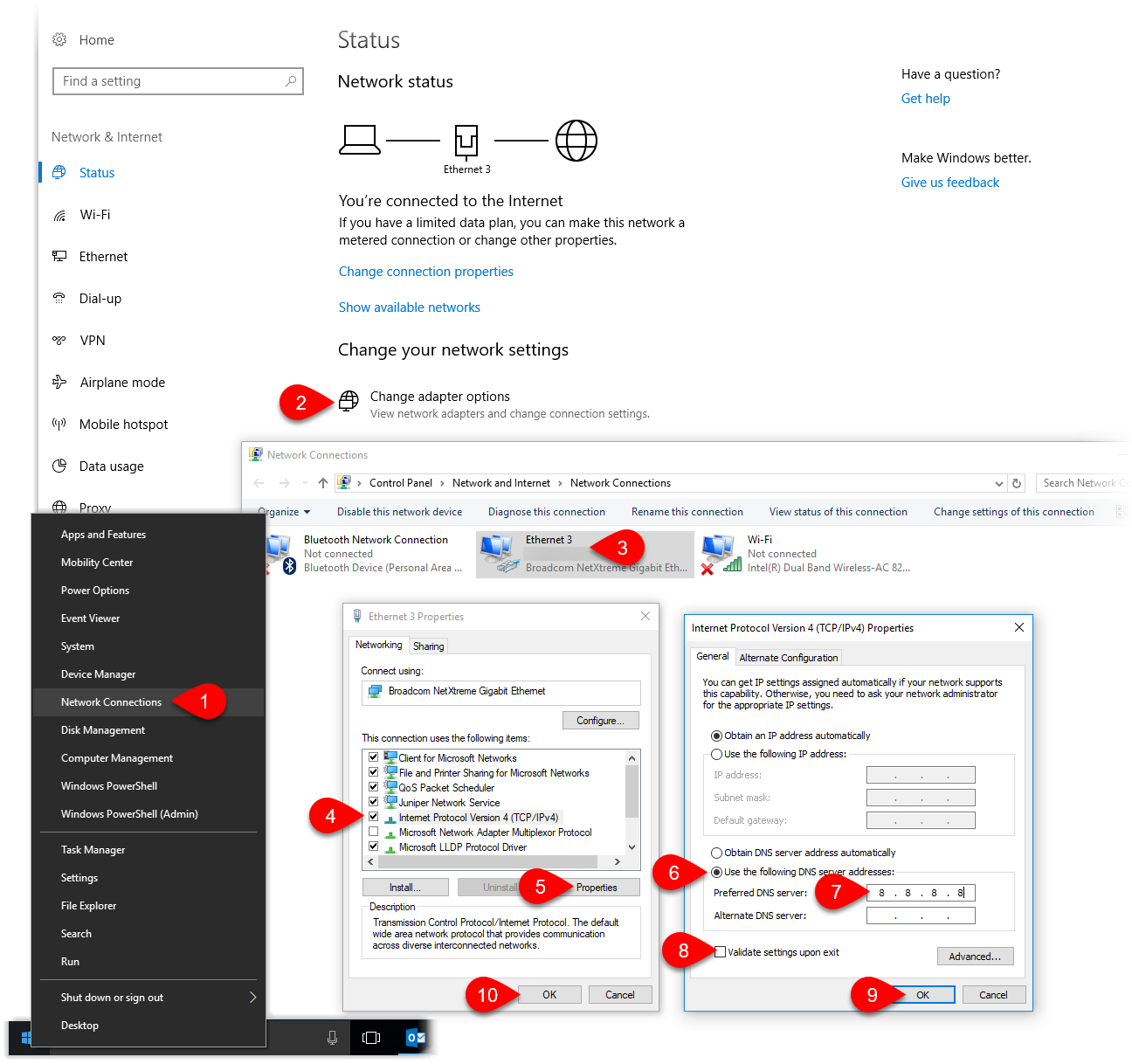 dns-change-win10