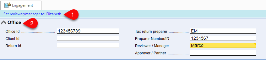 Screen Capture: Set Manager/Reviewer