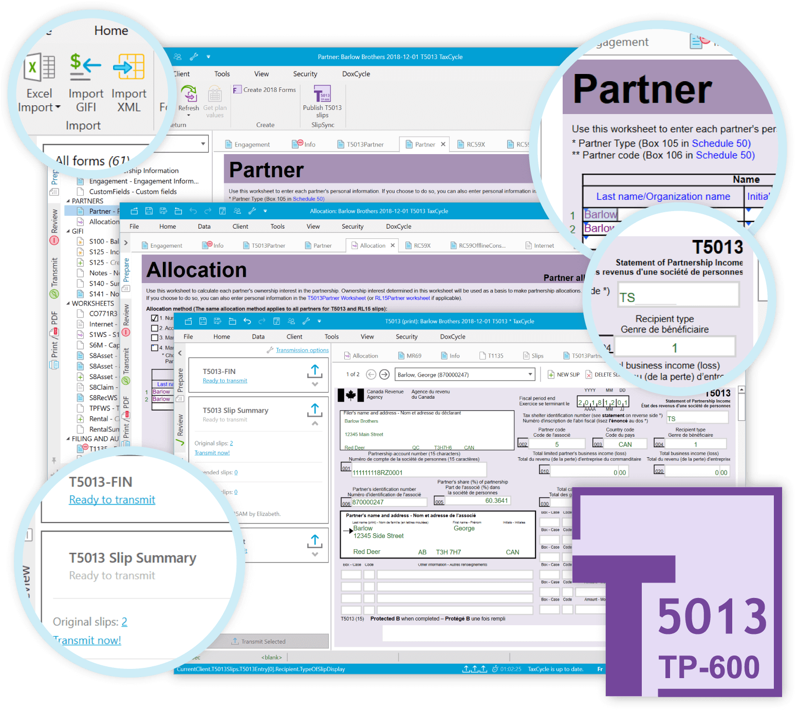 TaxCycle T5013