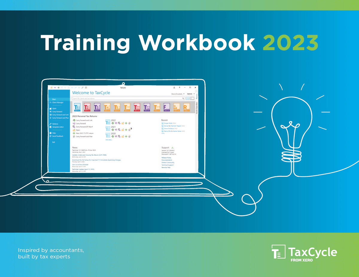 TaxCycle Training Workbook