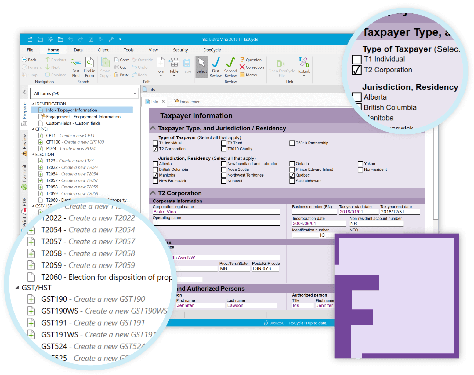 TaxCycle Forms