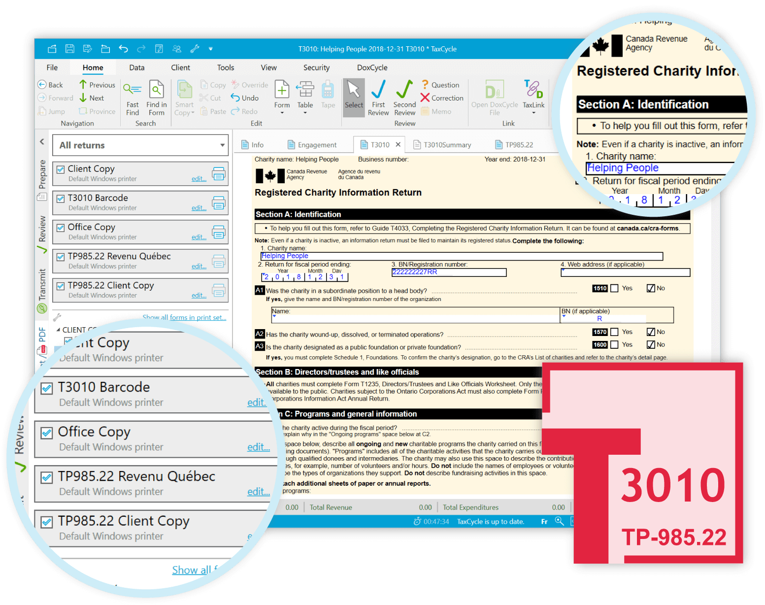 TaxCycle T3010