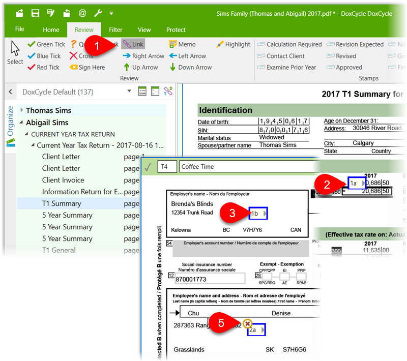 cross reference links