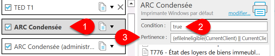 Image : conditions d'impression