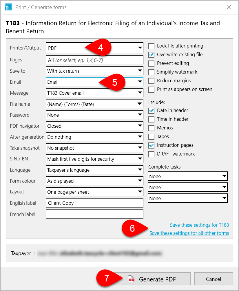 Genrate email