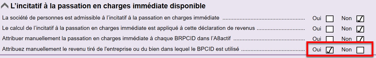 Capture d’écran : T5013 A8Choix