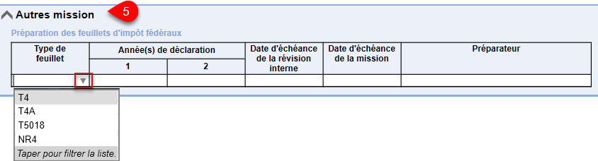 Capture d'écran : Autres Missions